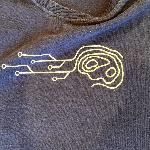 Blue T-Shirt Google Cloud Total Medium Cotton Tagless Tech Computer - Picture 4 of 5